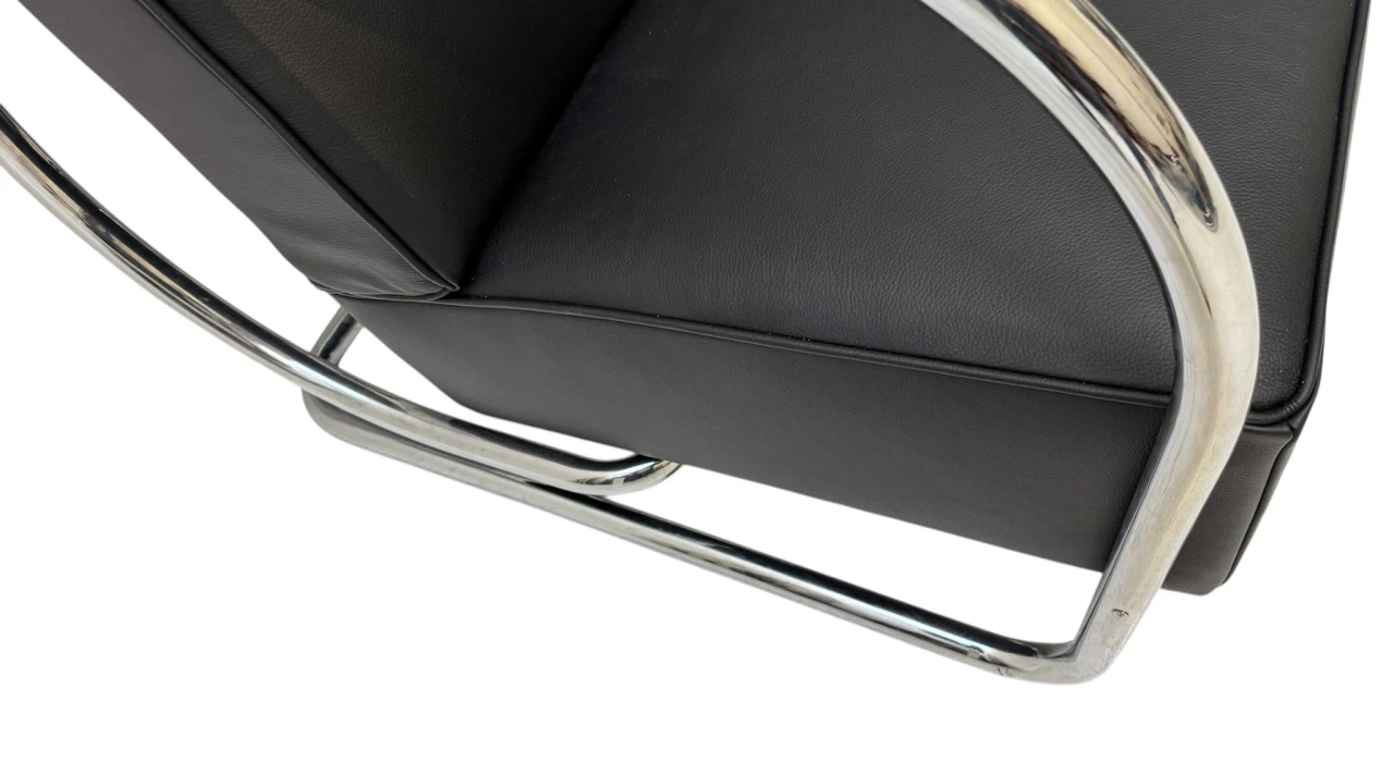 Art Deco Modernist Bauhaus Tubular Steel Lounge Chairs by Frits Kuyken, 1936